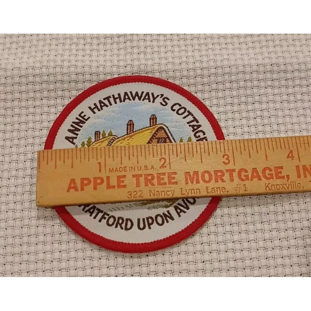 Vintage Anne Hathaway's‎ Cottage Stratford Upon Avon Patch Jacket Travel Patch